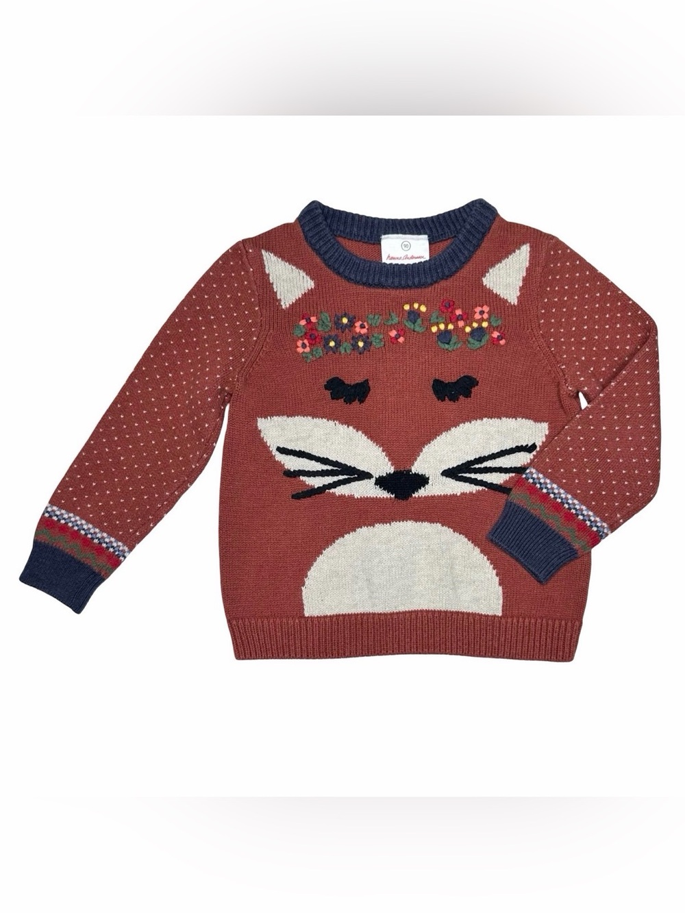 Hanna Andersson‎ Embroidered Fox Sweater